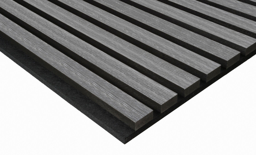 Panou acustic G21 270x60,5x2,1 cm, stejar gri închis