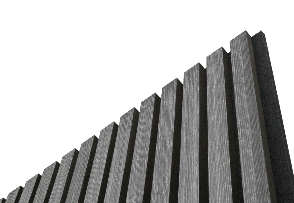 Panou acustic G21 270x60,5x2,1 cm, stejar gri închis