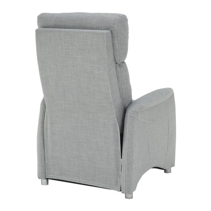 Fotoliu reglabil, material textil gri, FOREST