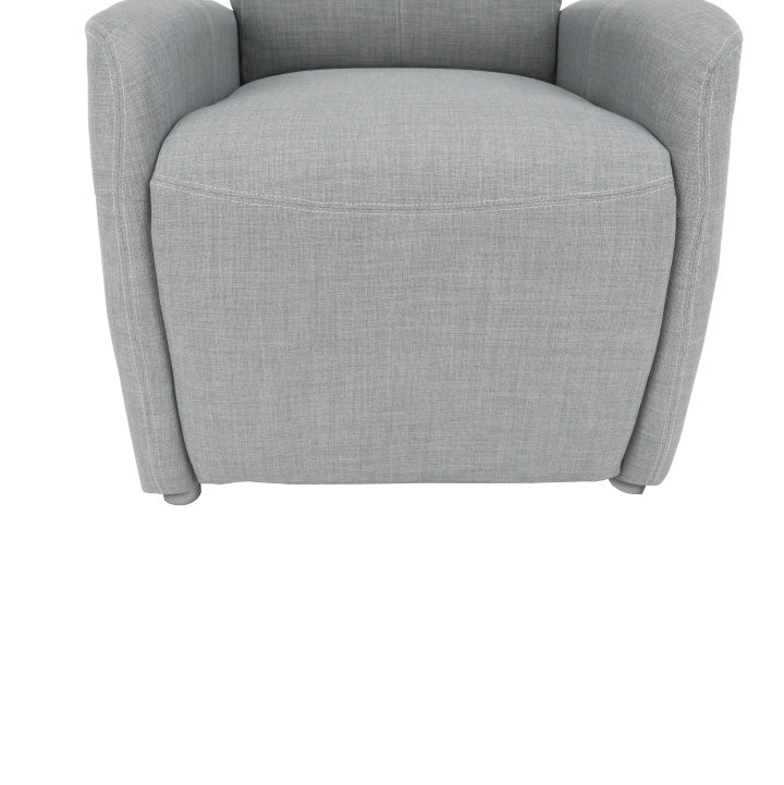 Fotoliu reglabil, material textil gri, FOREST