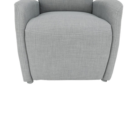 Fotoliu reglabil, material textil gri, FOREST