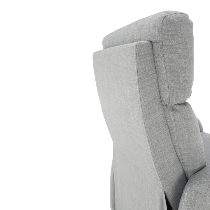 Fotoliu reglabil, material textil gri, FOREST