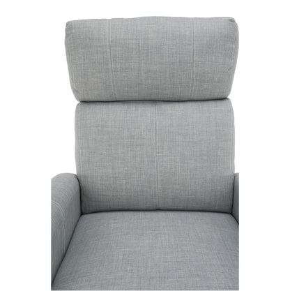 Fotoliu reglabil, material textil gri, FOREST