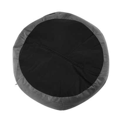 Fotoliu tip sac, material textil gri, BABY TIPUL 1