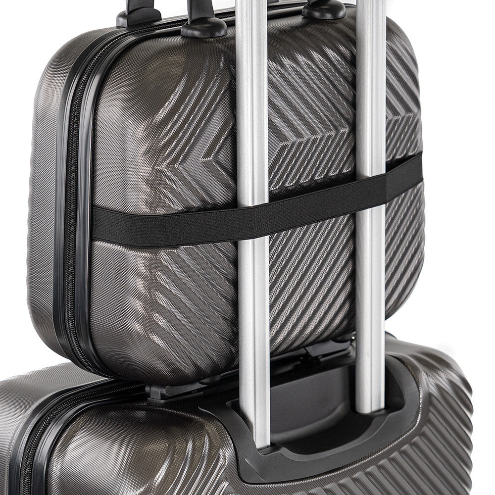 Valiză TravelLux Pro cu copertă rigidă 23x30x14 cm gri