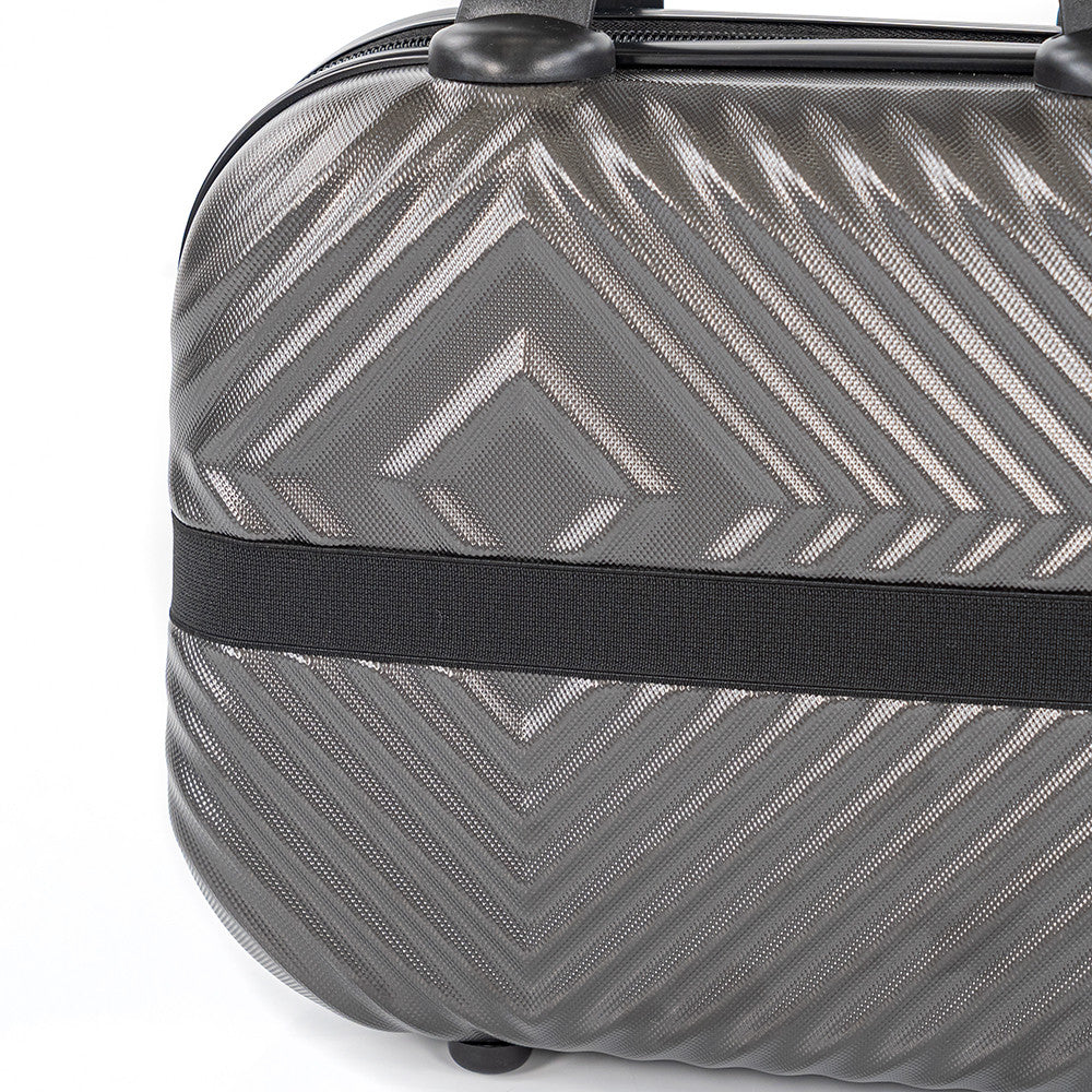 Valiză TravelLux Pro cu copertă rigidă 23x30x14 cm gri