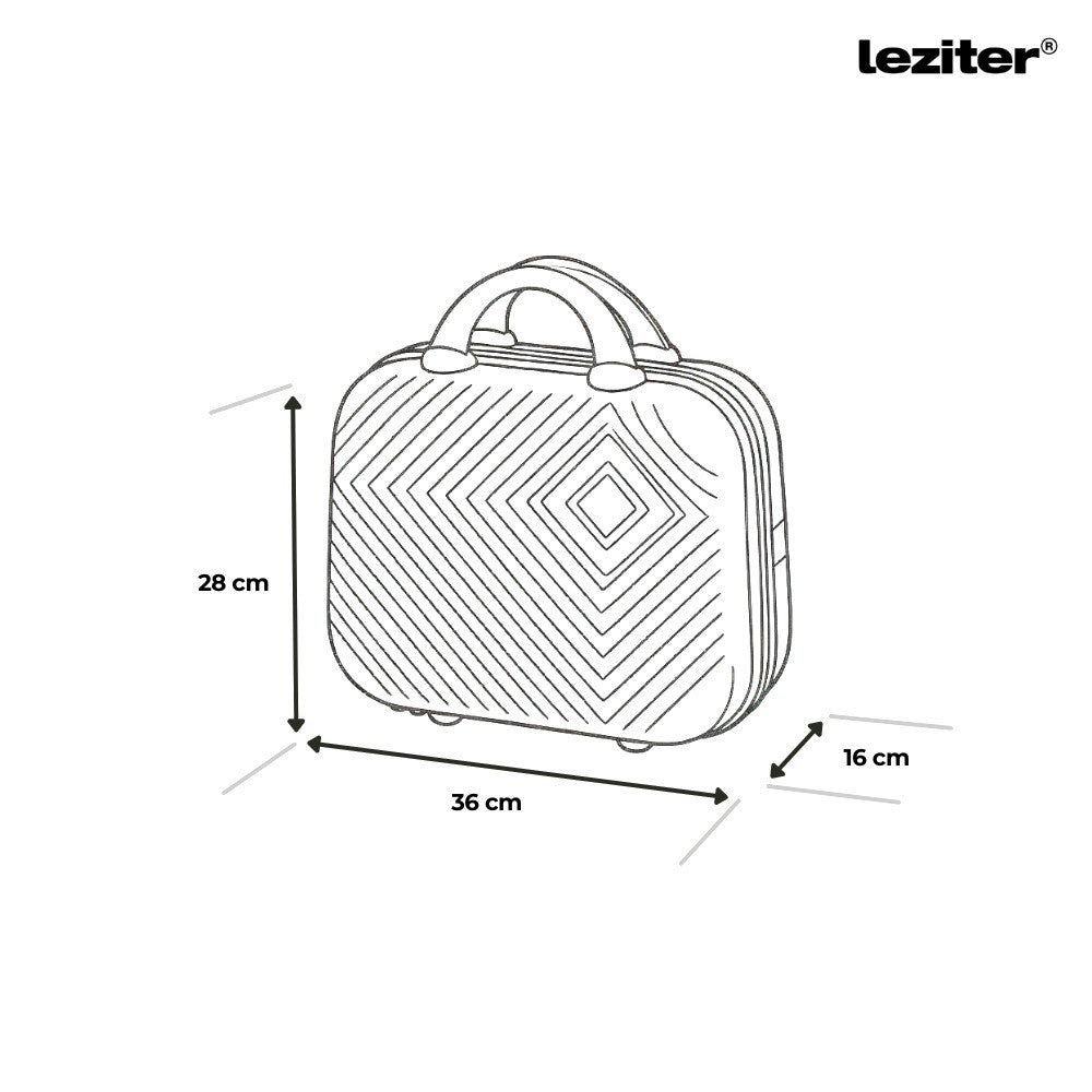 Valiză de mână TravelLux Pro cu acoperiș rigid 28x36x16 cm gri
