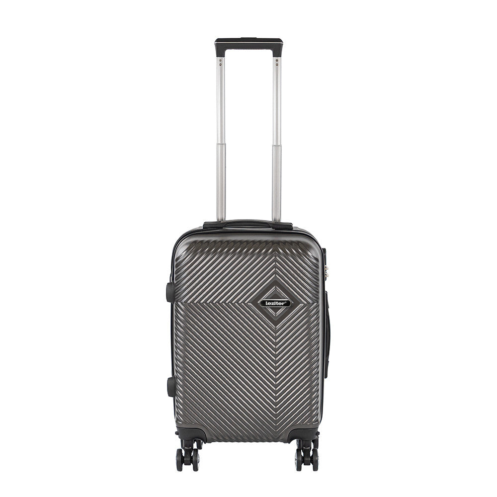 Valiză de cabină TravelLux Pro cu hardtop și roți detașabile 50x40x20 cm gri
