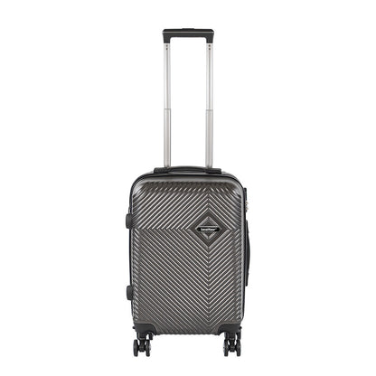 Valiză de cabină TravelLux Pro cu hardtop și roți detașabile 50x40x20 cm gri