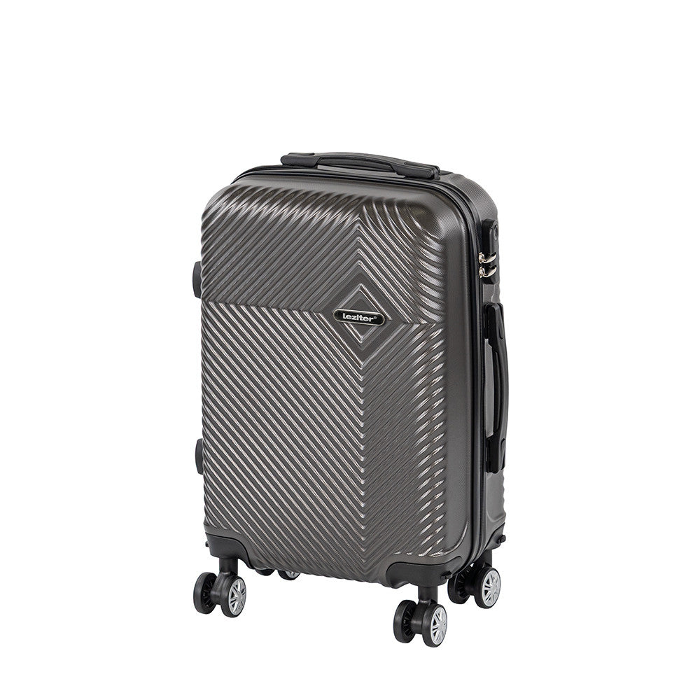 Valiză de cabină TravelLux Pro cu hardtop și roți detașabile 50x40x20 cm gri