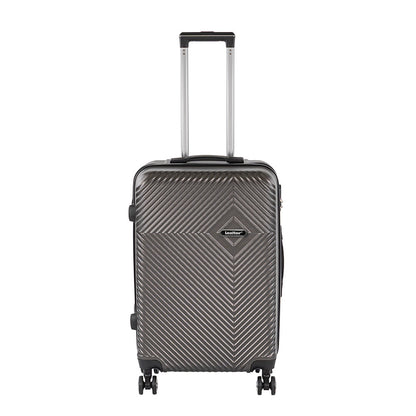 Valiză medie TravelLux Pro cu hardtop 68x45x25 cm gri