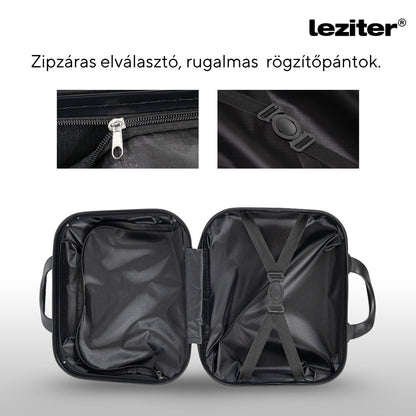 Valiză hardtop TravelLux Pro 23x30x14 cm auriu-roșu