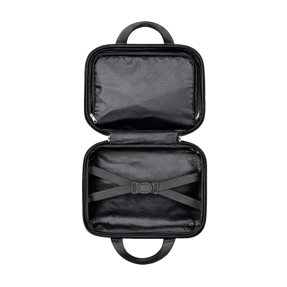 Bagaj de mână TravelLux Pro cu acoperiș rigid și roți detașabile 40x30x20 cm, auriu-roșu