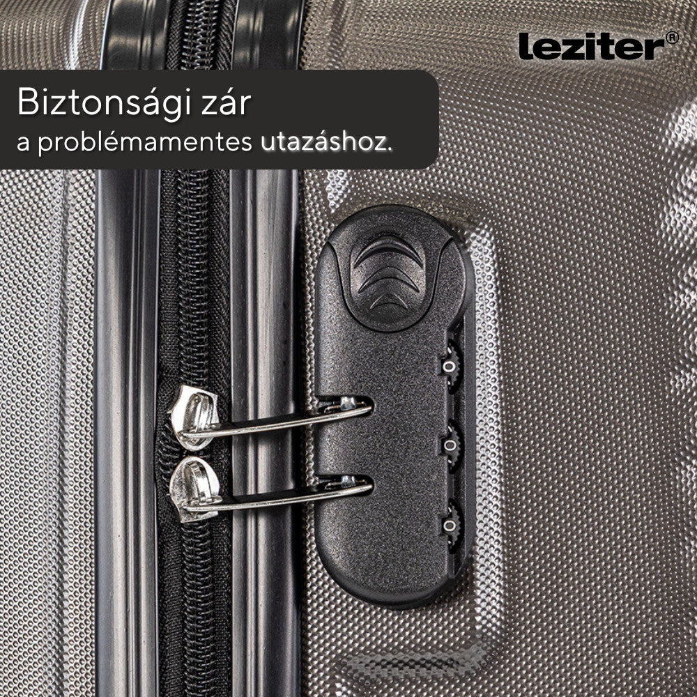 Valiză medie TravelLux Pro cu hardtop 68x45x25 cm, auriu-roșu