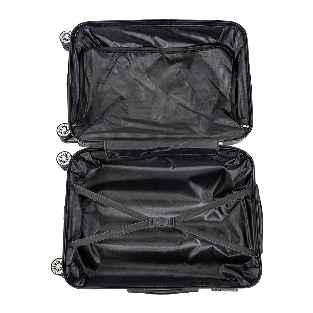 Valiză medie TravelLux Pro cu hardtop 68x45x25 cm, auriu-roșu
