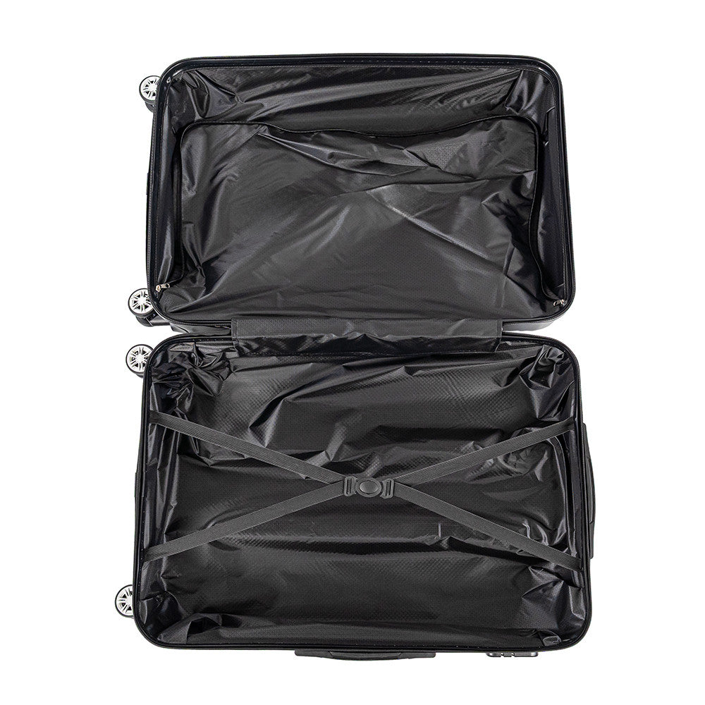 Valiză mare TravelLux Pro cu hardtop 76x50x29 cm, auriu-roșu