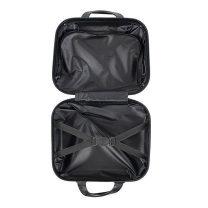 Valiză mică de mână TravelLux Max cu acoperiș rigid 28x36x16 cm neagră