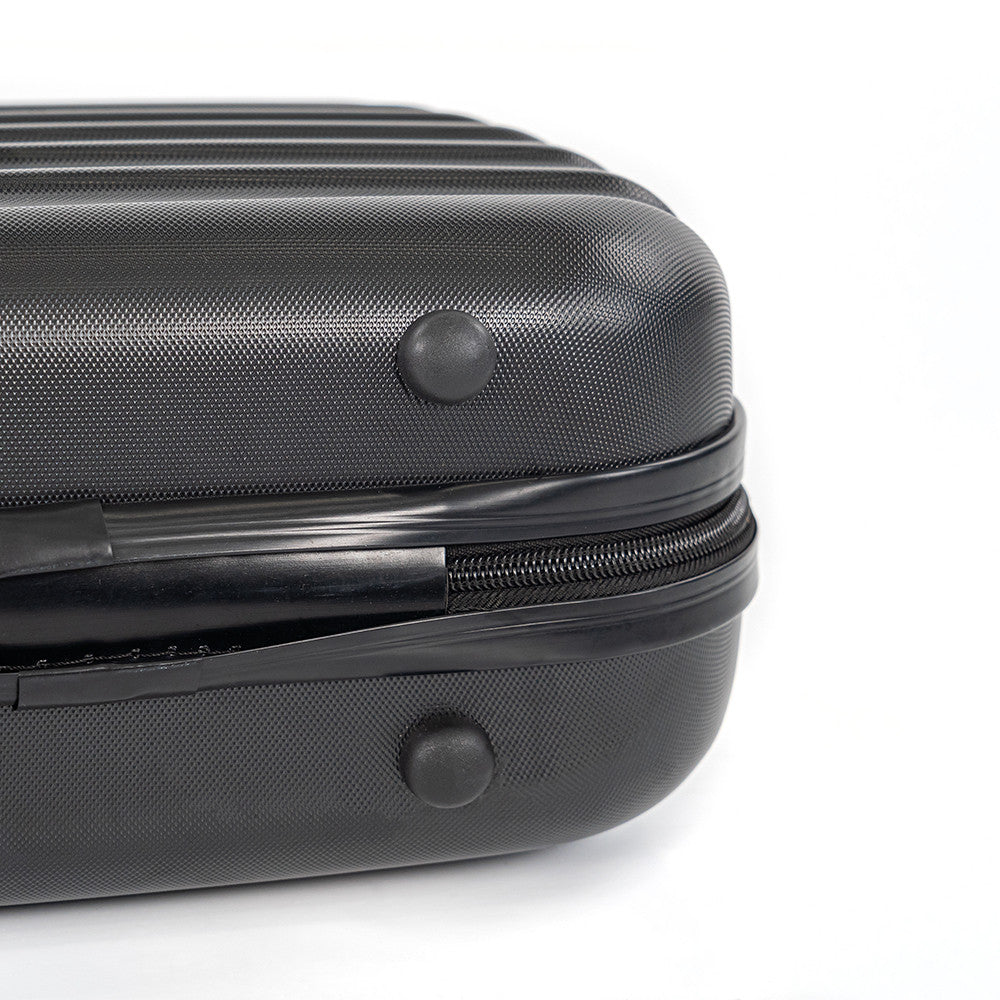 Valiză mică de mână TravelLux Max cu acoperiș rigid 28x36x16 cm neagră