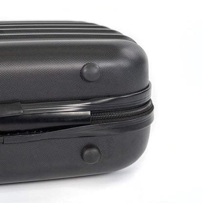 Valiză mică de mână TravelLux Max cu acoperiș rigid 28x36x16 cm neagră