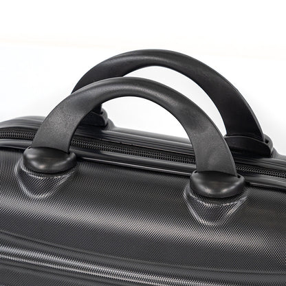 Valiză mică de mână TravelLux Max cu acoperiș rigid 28x36x16 cm neagră