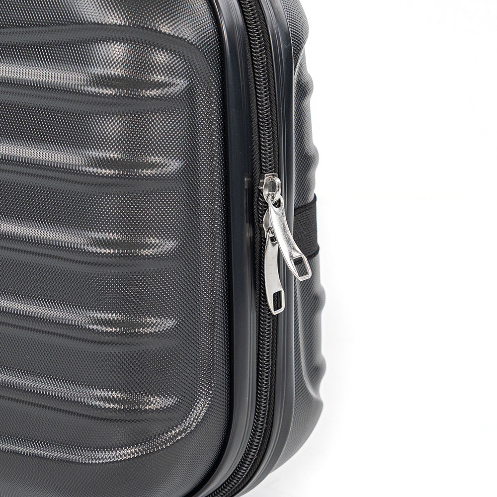 Valiză mică de mână TravelLux Max cu acoperiș rigid 28x36x16 cm neagră
