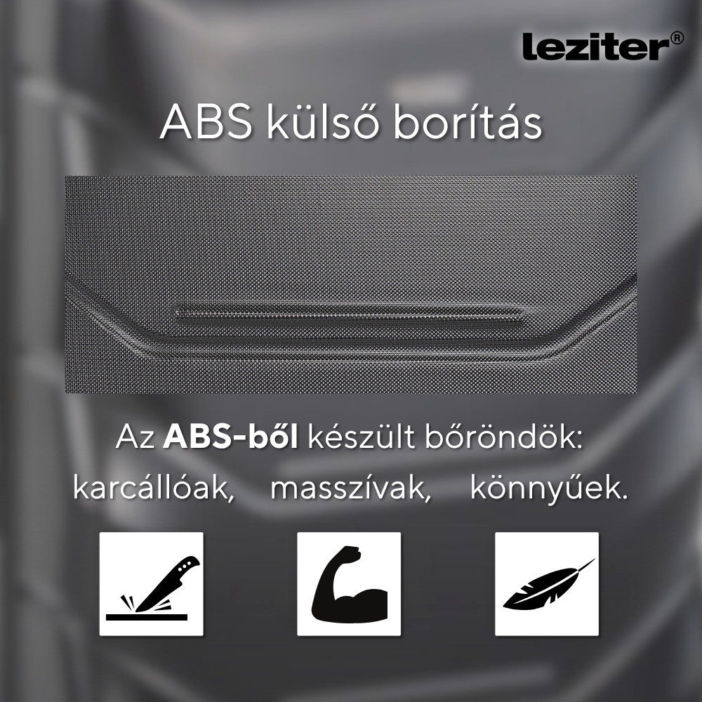 Bagaj de mână TravelLux Max cu acoperiș rigid și roți detașabile 40x30x20 cm negru