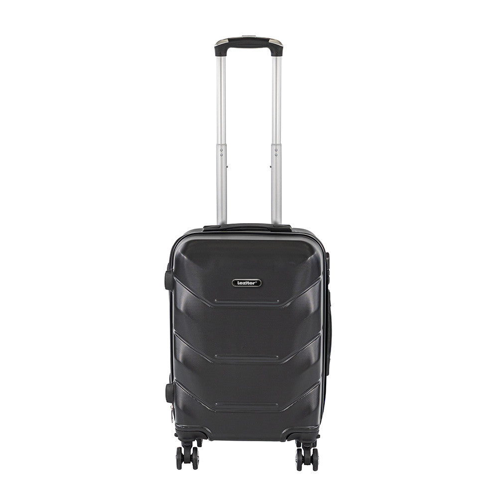 Bagaj de mână TravelLux Max cu acoperiș rigid și roți detașabile 40x30x20 cm negru