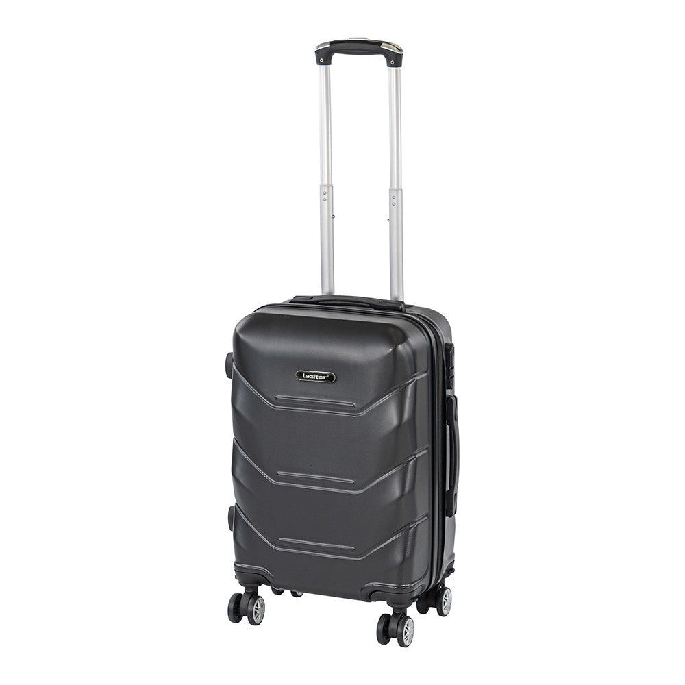 Valiză de cabină TravelLux Max cu hard top și roți detașabile 50x40x20 cm neagră
