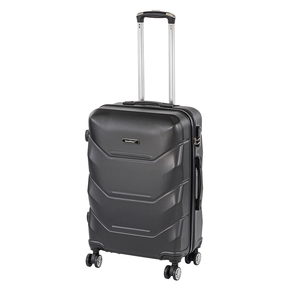 Valiză medie TravelLux Max cu hardtop 68x45x25 cm neagră