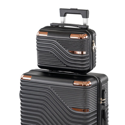 Valiză de călătorie TravelLux Urban cu copertă rigidă 23x30x14 cm neagră