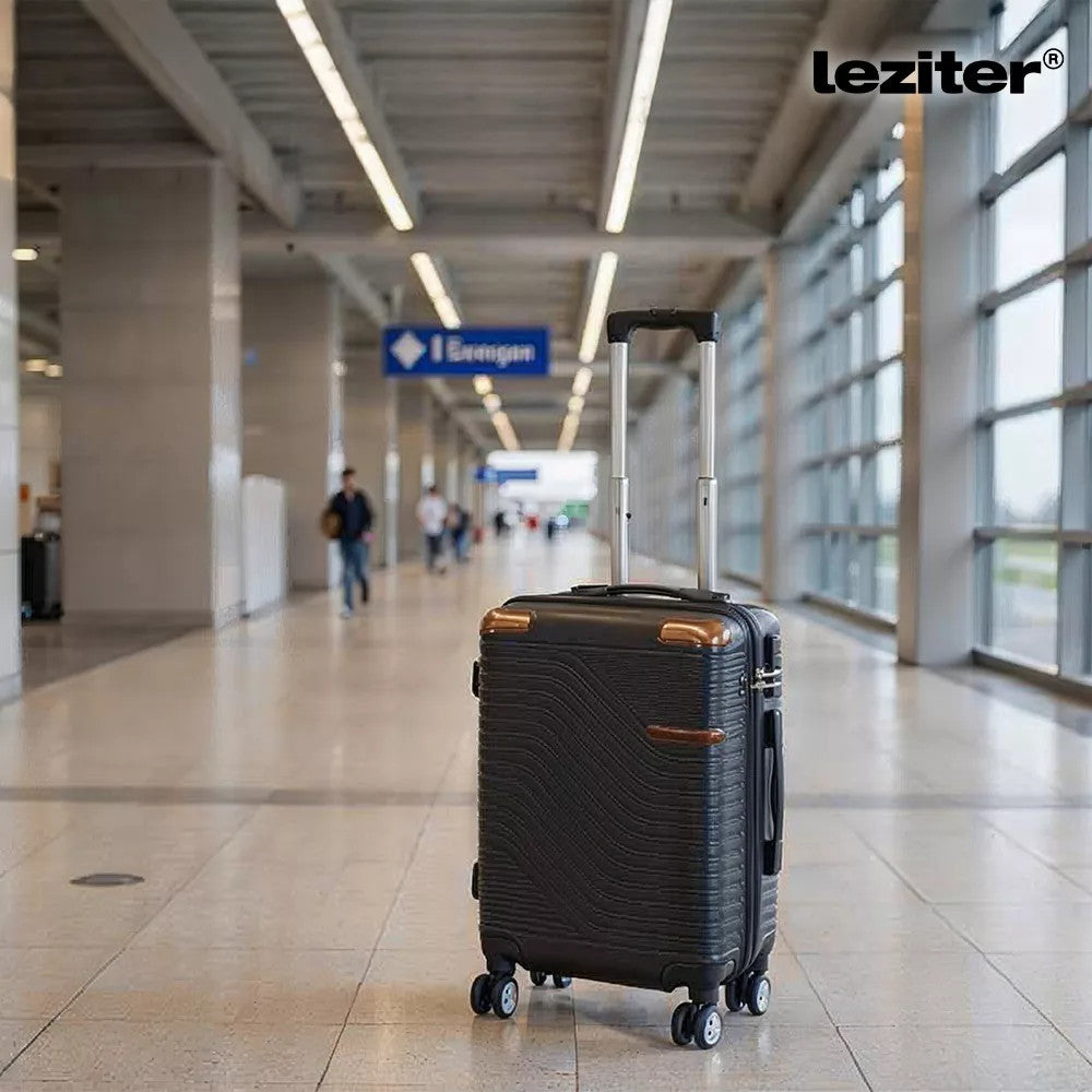 Bagaj de mână TravelLux Urban cu acoperiș rigid și roți detașabile 40x30x20 cm negru