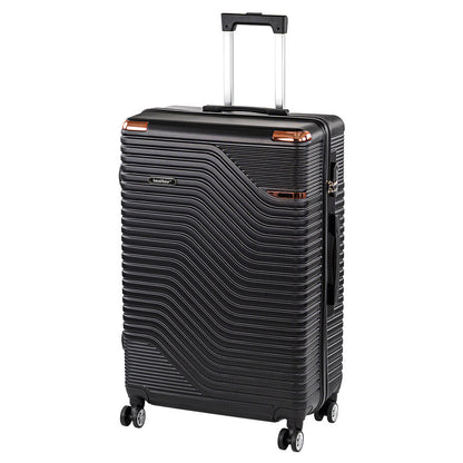 Valiză mare TravelLux Urban cu hardtop 76x50x29 cm neagră