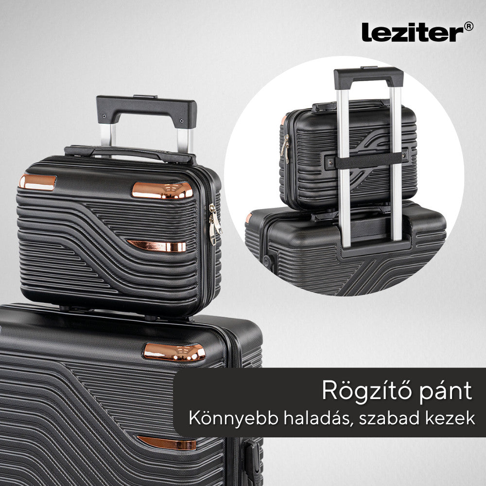 Valiză mare TravelLux Urban cu hardtop 76x50x29 cm neagră