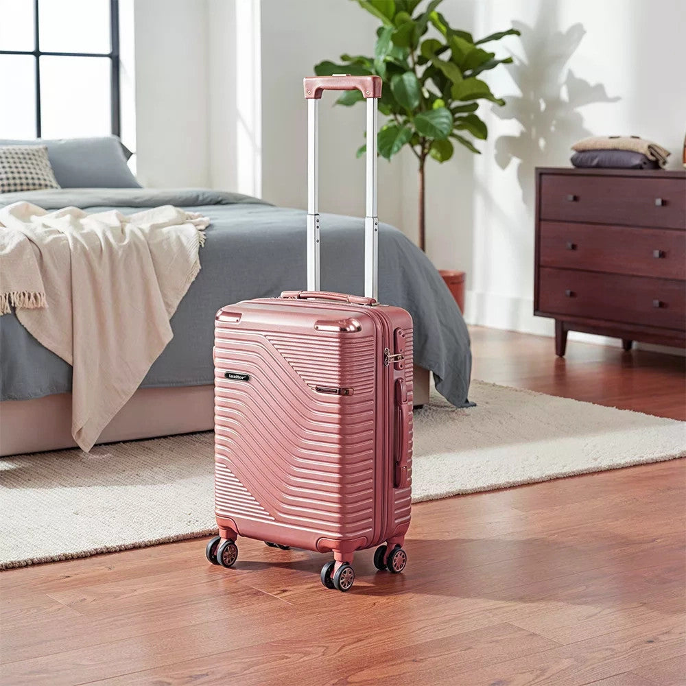 Bagaj de mână TravelLux Urban hardtop cu roți detașabile 40x30x20 cm roz somon