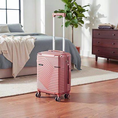 Bagaj de mână TravelLux Urban hardtop cu roți detașabile 40x30x20 cm roz somon