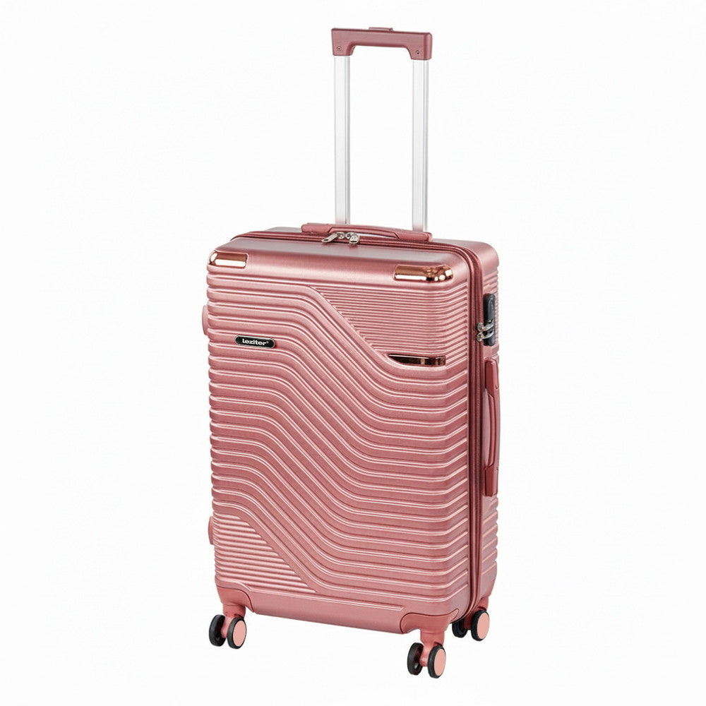 Valiză medie TravelLux Urban cu hardtop 68x45x25 cm, roz somon