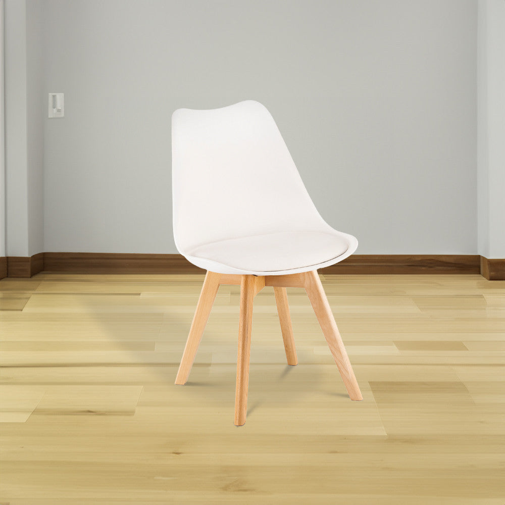 Scaun de masă Silla alb