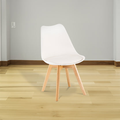 Scaun de masă Silla alb