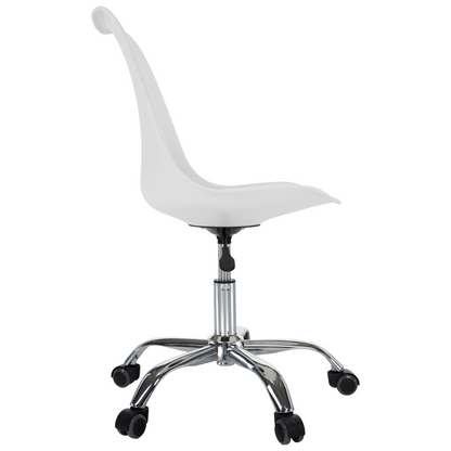 Scaun de birou, alb, DARISA NEW