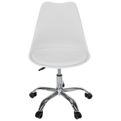 Scaun de birou, alb, DARISA NEW