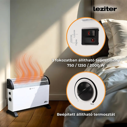 Încălzitor electric Kolumbo 750W / 1250W / 2000W
