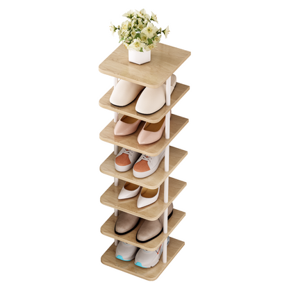 Raft multifuncţional, alb/stejar deschis, ETUDA TIP 1