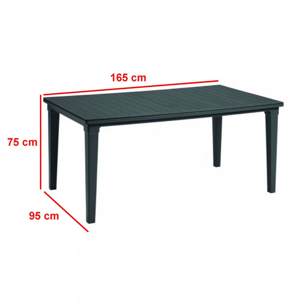 Set de mobilier de grădină Futura 4+1 în culoarea grafit