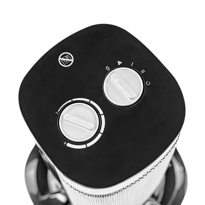 Ventilator coloană cu încălzire electrică Therma 1100W / 2000W negru
