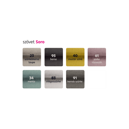 Canapea extensibilă, gri închis/gri deschis, PERSI