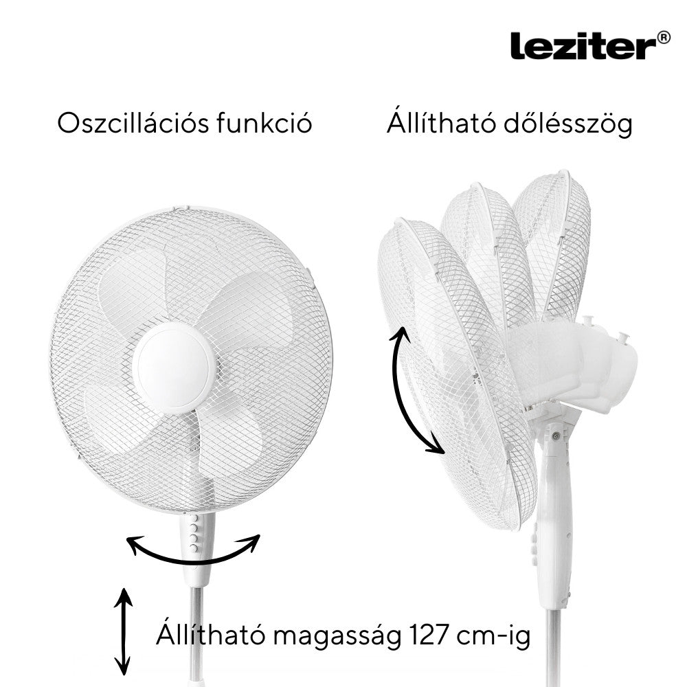 Ventilator de picioare Breeze 45 W 43 cm