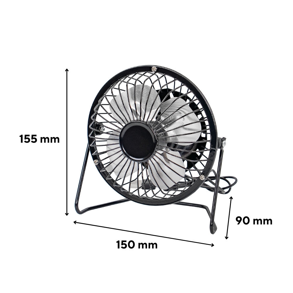 Ventilator USB desktop Ruen 5 W negru
