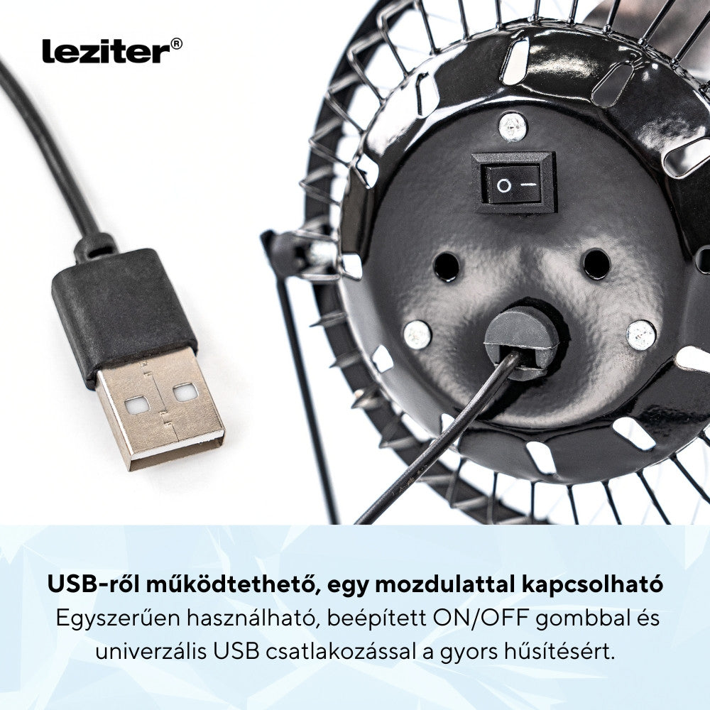 Ventilator USB desktop Ruen 5 W negru