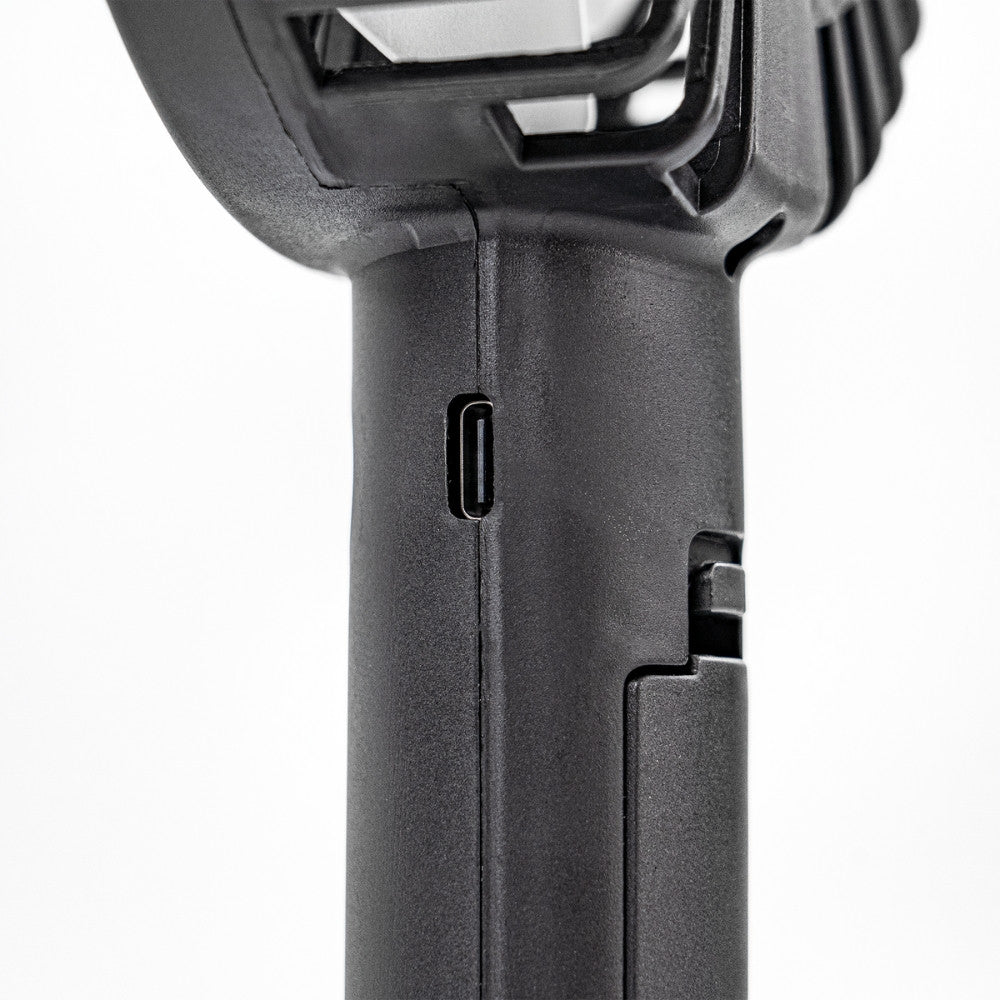 Ventilator portabil USB Galar cu suport, 4 W, 1200 mAh, negru