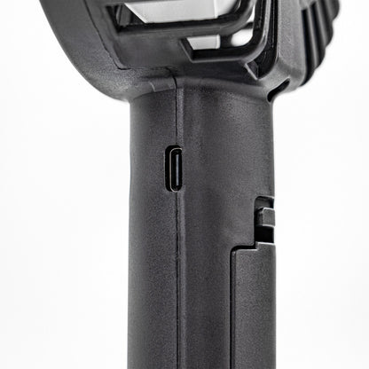 Ventilator portabil USB Galar cu suport, 4 W, 1200 mAh, negru
